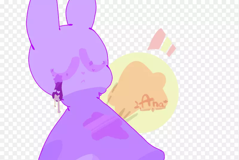 兔数码画-兔子