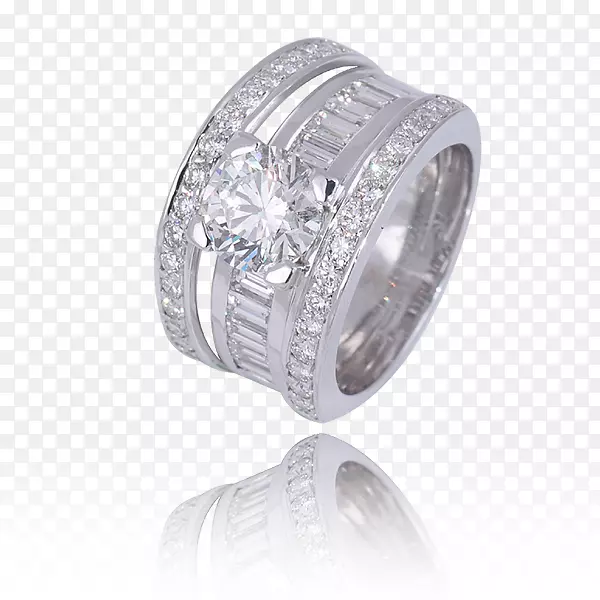 珠宝、钻石、结婚戒指、银蓝宝石-比祖克斯