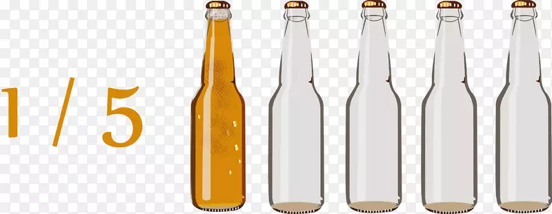 液化啤酒瓶，玻璃瓶，啤酒