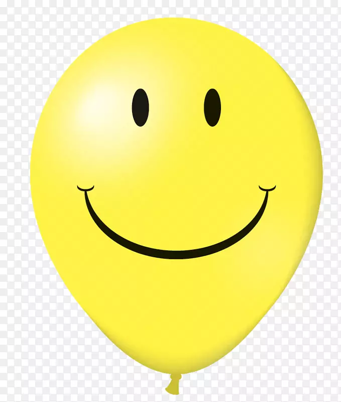 玩具气球笑脸黄色箔-气球