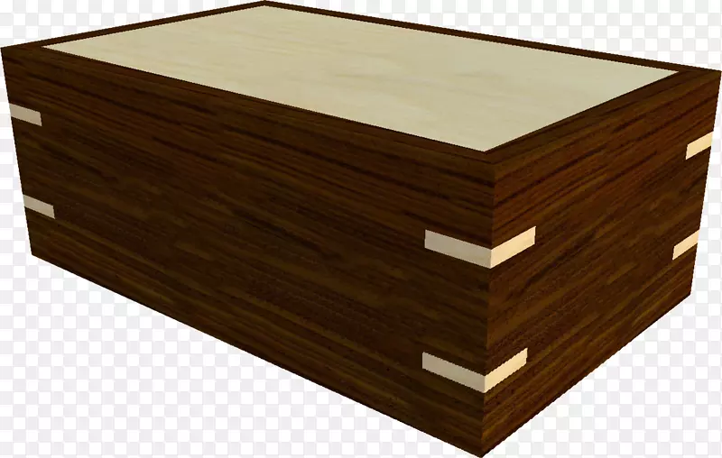 雪茄烟盒棺材长方形木材染色盒
