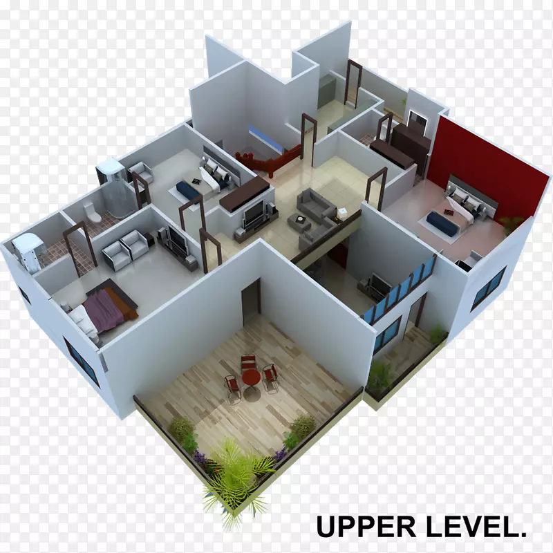 菲萨雅住宅计划(第一期)平面图第三层卡拉奇北绕行楼