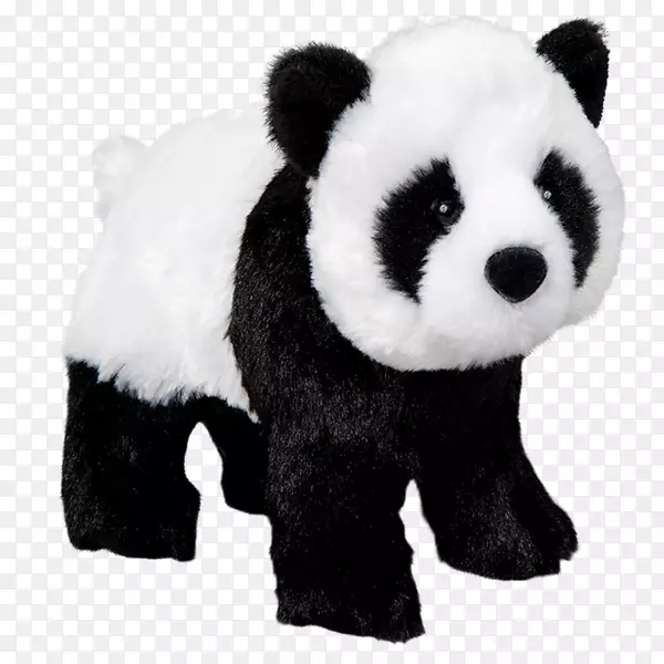 大熊猫熊，红熊猫填充动物&可爱的玩具竹熊