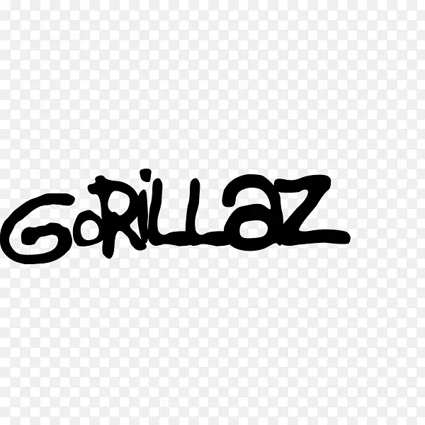 2-d Gorillaz面条默多克尼卡尔斯标志-设计