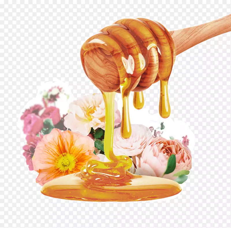 蜂巢蜂蜜糖浆-蜜蜂