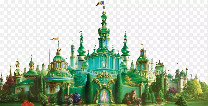 奥兹神奇的巫师奥兹的绿宝石城，奥兹多萝西狂风之地-奇幻城堡
