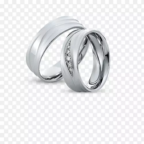 结婚戒指珠宝金białe złoto-戒指