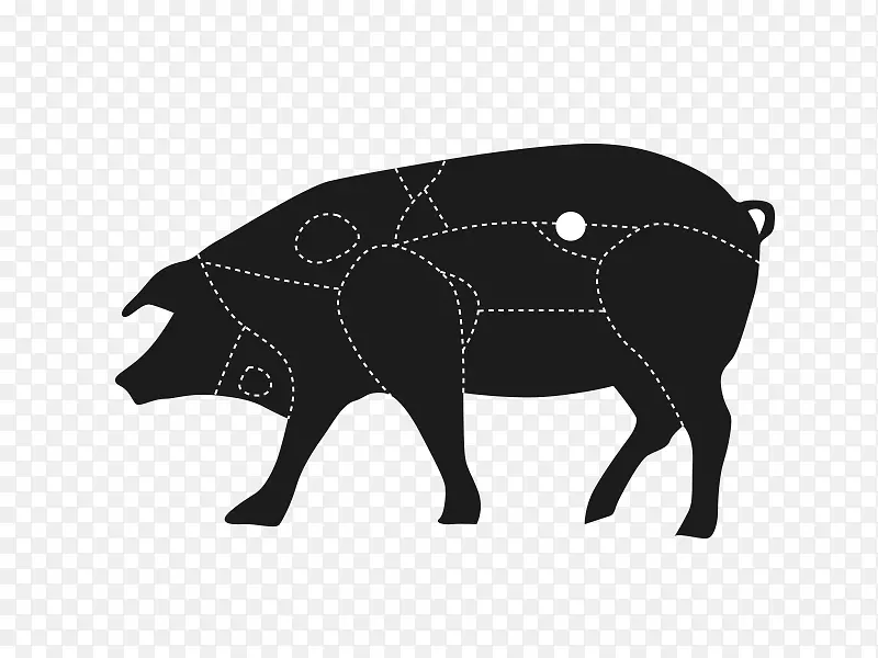 伊比利亚半岛黑猪，火腿，猪肉，火腿