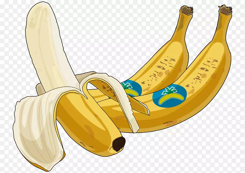 烹饪香蕉水果食品