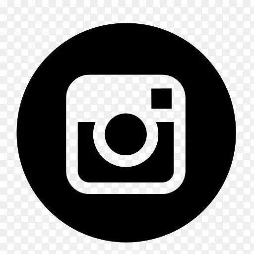 社交媒体电脑图标Instagram黑白剪贴画.社交媒体