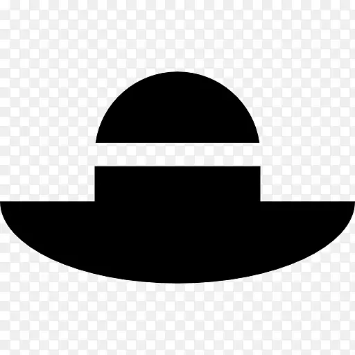 帽子轮廓线字体-帽子