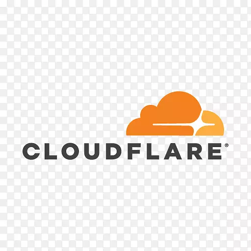 CloudFlare徽标内容交付网络.云