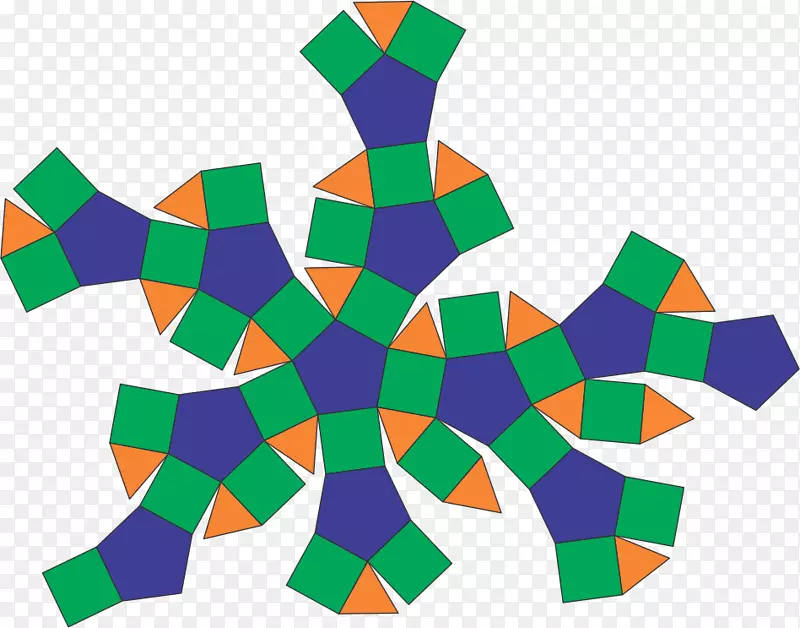 菱形双十二面体多面体阿基米德固体对称网-数学