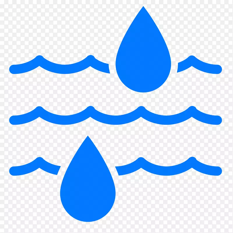 湿度计算机图标含水量湿度-水