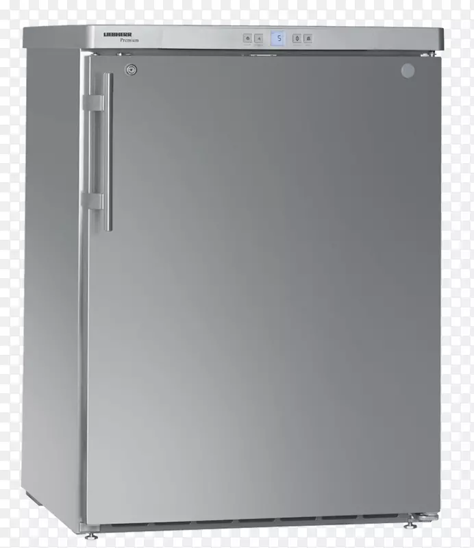 冰箱利勃海尔集团利勃海尔fkuv 1660紧凑型实心1门冰箱不锈钢冰箱