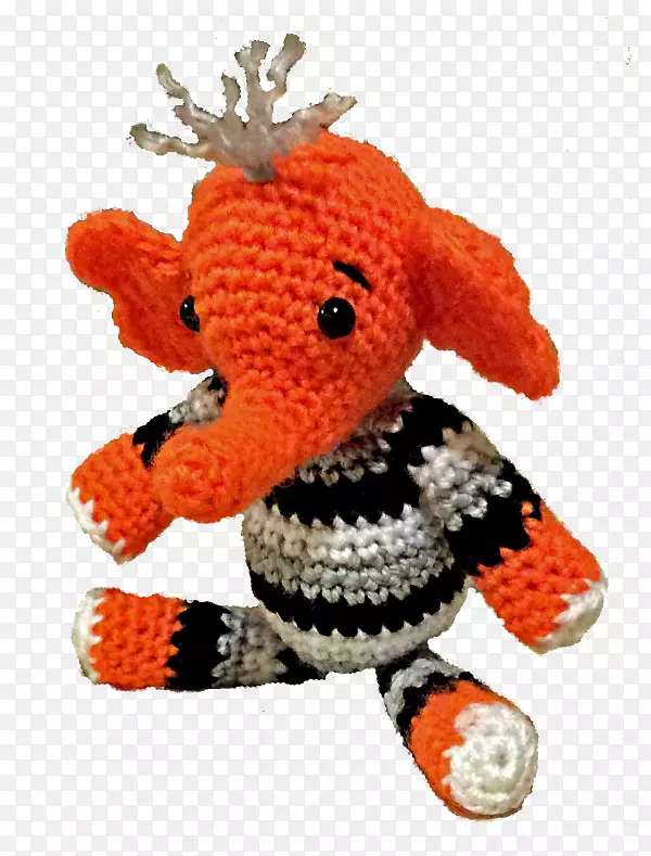 钩针绣标记毛绒动物&可爱的玩具Elephantidae-amigurumi