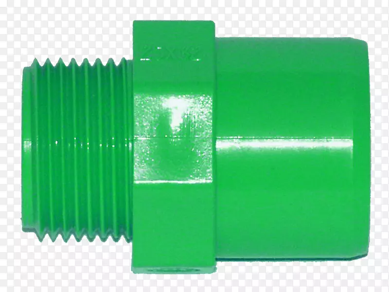 塑料绿色聚氯乙烯圆柱体角