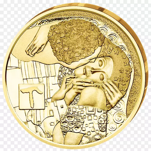 铸造阿黛尔·布洛赫-鲍尔一世奥地利的吻金肖像-硬币