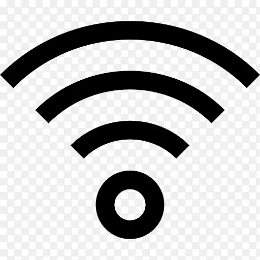 Wi-fi热点计算机图标无线符号