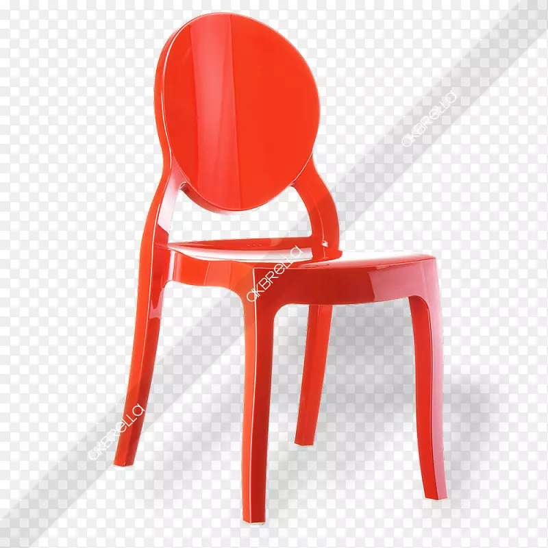 椅子塑料红色家具koltuk椅