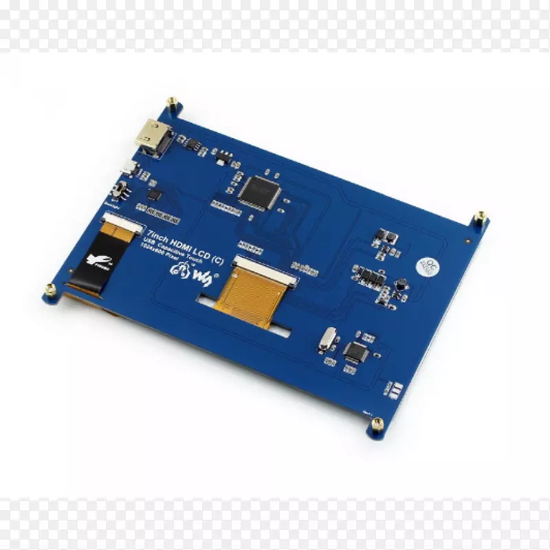 微控制器电视调谐器卡和适配器电容感应raspberry pi触摸屏.电子产品
