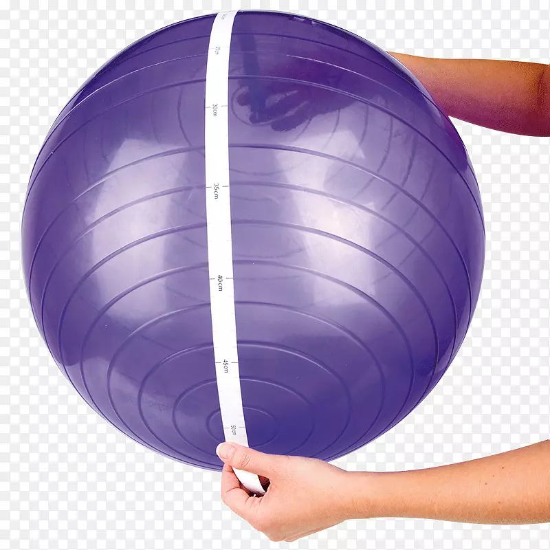运动球身体健康测量磁带测量.健身球