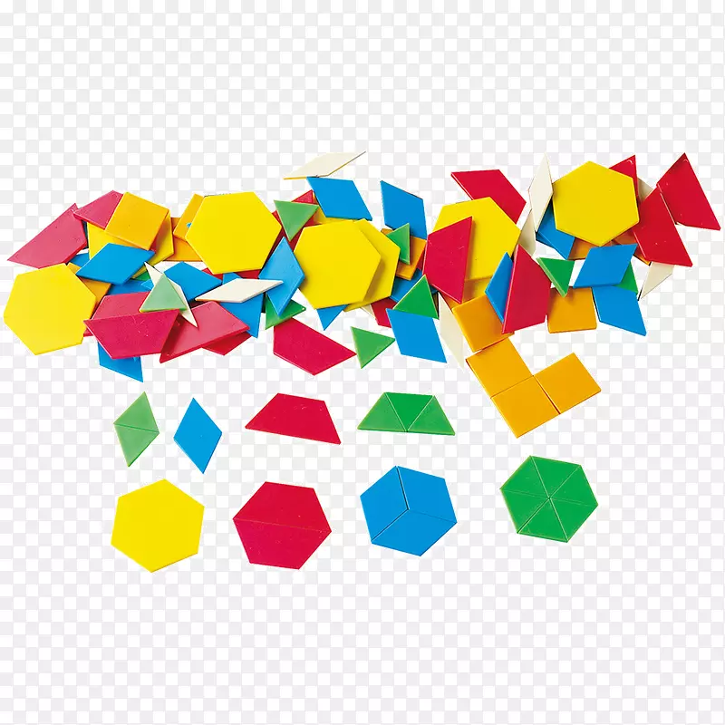 图形块几何立方体玩具块剪贴画图案块