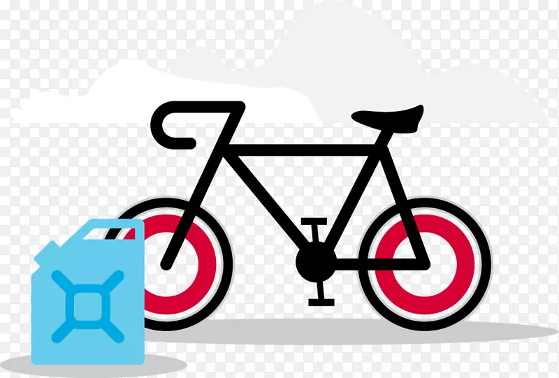 自行车架自行车车轮自行车马鞍道路自行车剪贴画.自行车