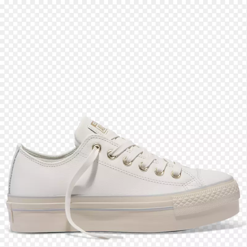 运动鞋与恰克？泰勒的鞋相反，全明星鞋高顶白色。