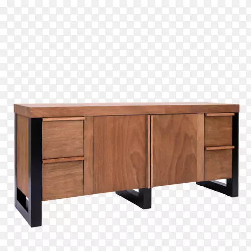自助餐和餐具柜抽屉书桌木材染色-设计
