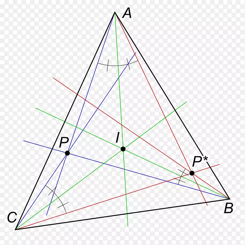 三角形点等角共轭几何-三角形