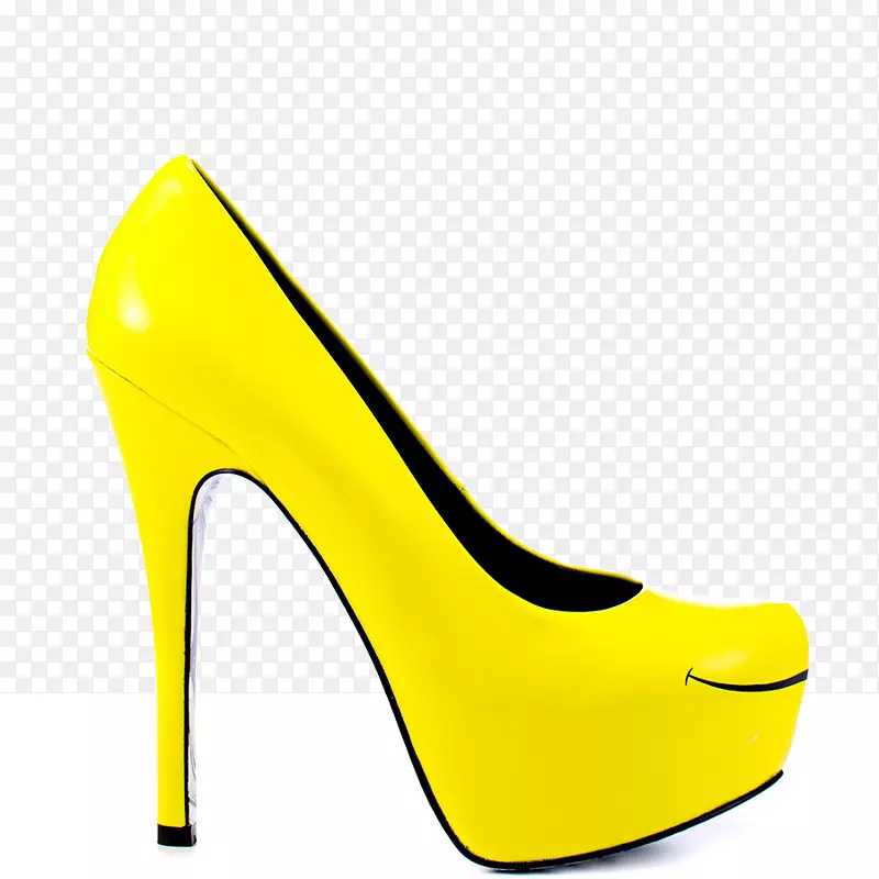 黄色高跟鞋凉鞋裙