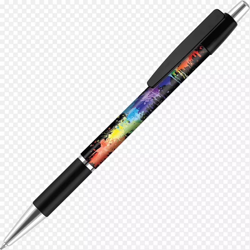 圆珠笔推广商品标志笔永久标记彩色笔