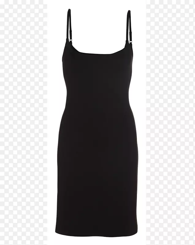 滑体连衣裙小黑色连衣裙-连衣裙