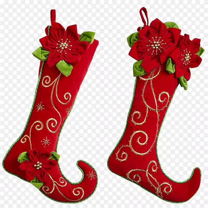 圣诞长统袜圣诞老人袜子圣诞装饰品-圣诞节