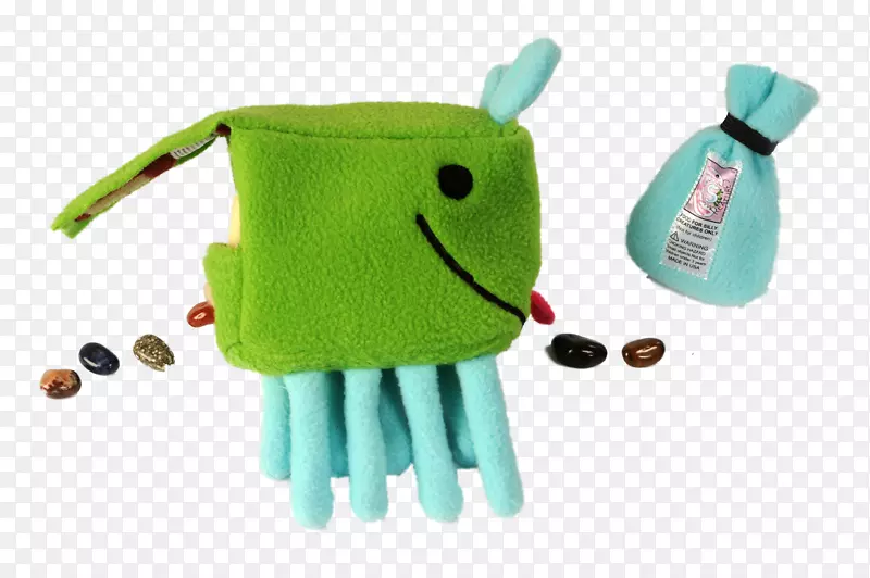 毛绒动物玩具绿色长毛绒材料设计