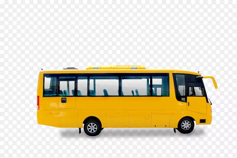 校车现场交通-巴士