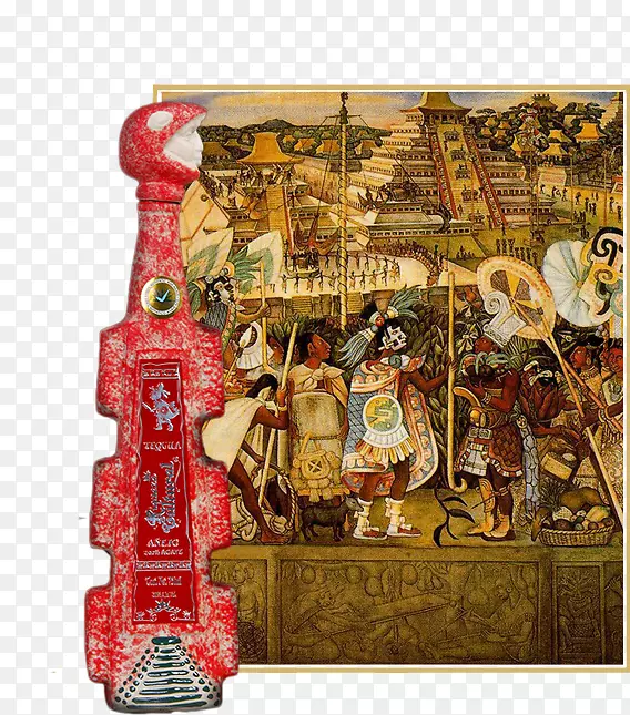 墨西哥城托特纳克文明Teotihuacan艺术华斯特克文明-绘画