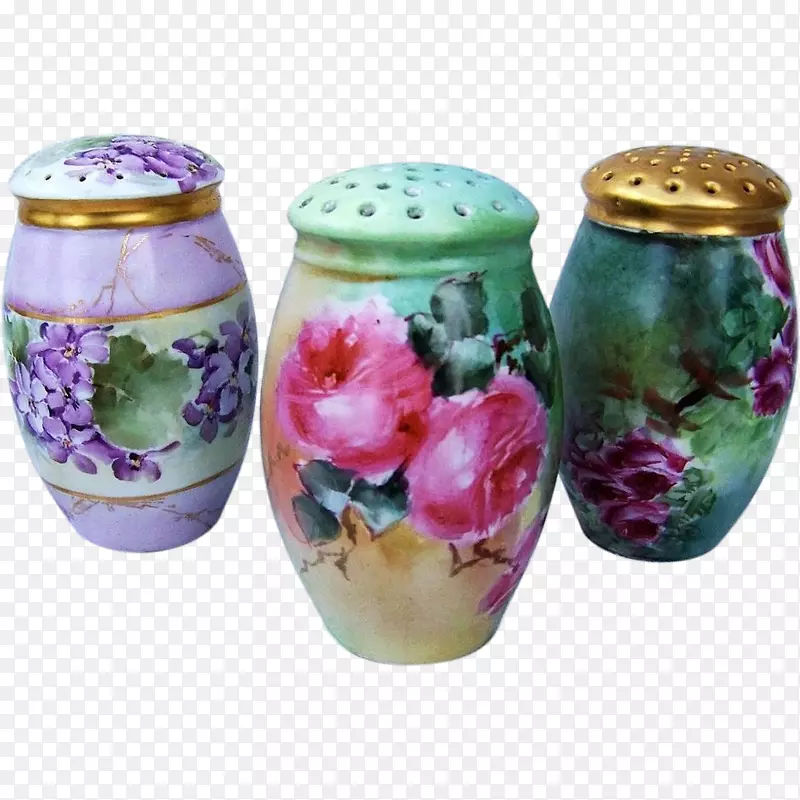 陶瓷花瓶，玻璃盖子，牢不可破的花瓶