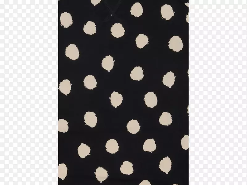 波尔卡点纺织品黑色m-水彩软
