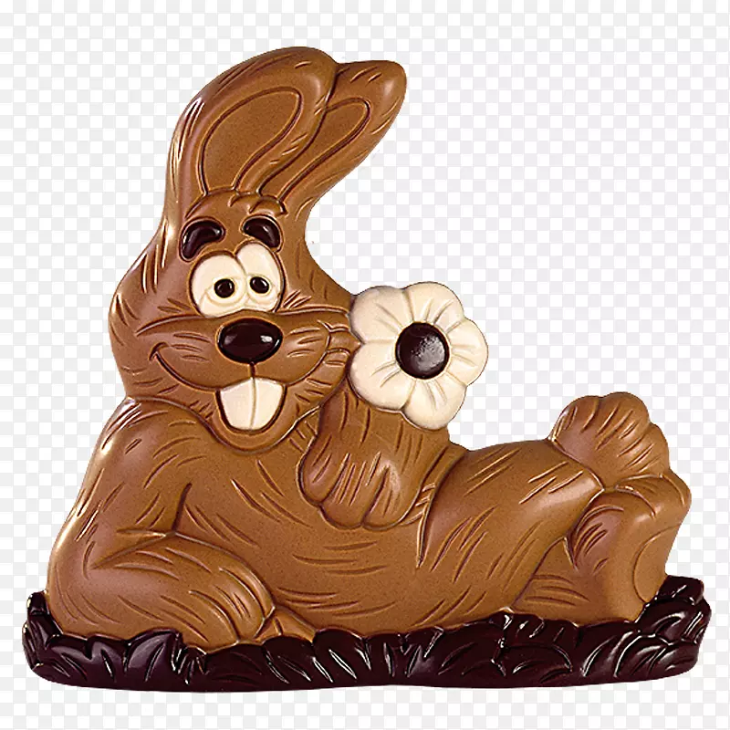 兔子复活节兔子雕像-兔子