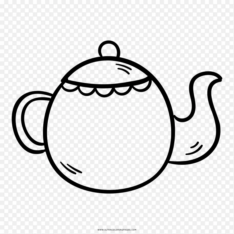 茶壶画夹艺术水壶