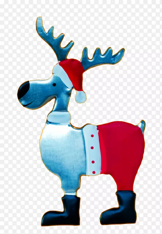 驯鹿圣诞卡圣诞装饰品问候和便笺卡驯鹿
