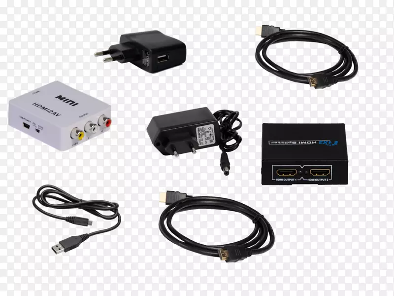 HDMI WirelessHD发射机RCA连接器.分区