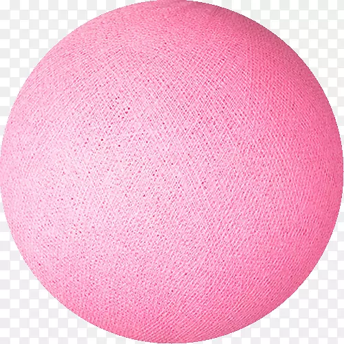 粉红棉球