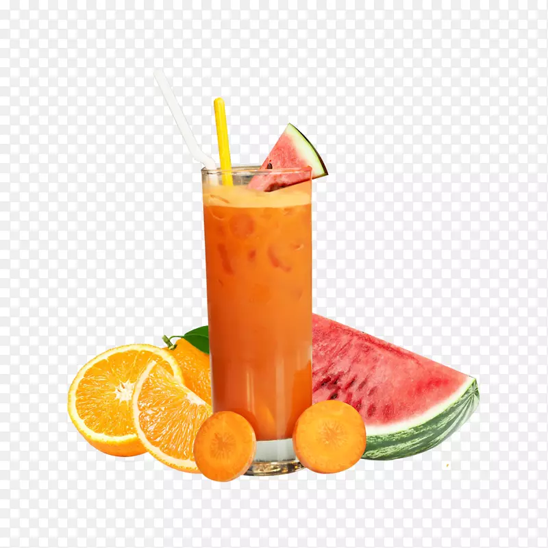 葡萄柚汁橙汁椰子水鸡尾酒装饰汁