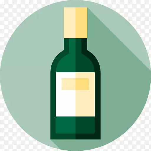 玻璃瓶葡萄酒标识-葡萄酒