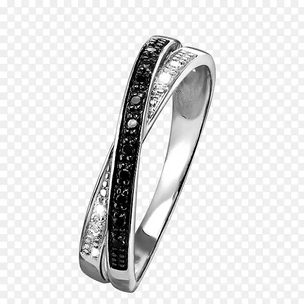 结婚戒指钻石银łe zł本-戒指