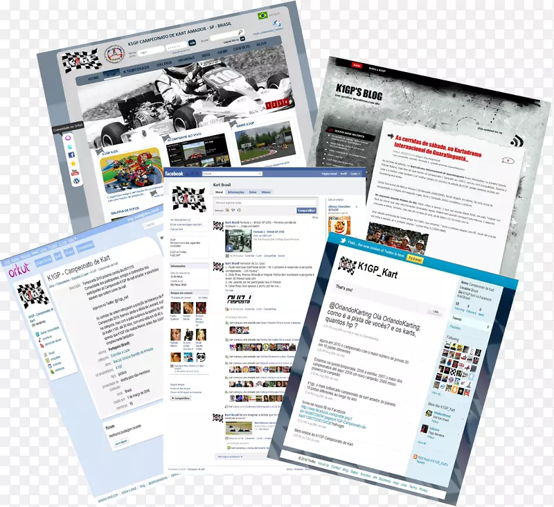 网页数字新闻展示广告电脑软件多媒体.Redes Sociais