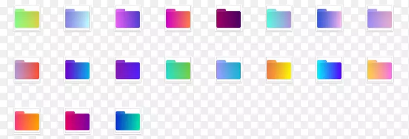 计算机图标目录MacOS-彩虹梯度